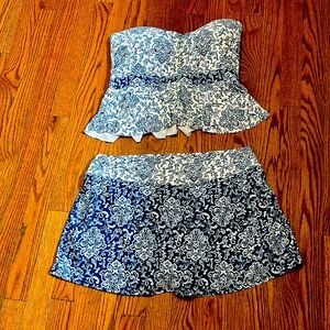 2 piece skirted tankini by Loft Beach.  Size XL